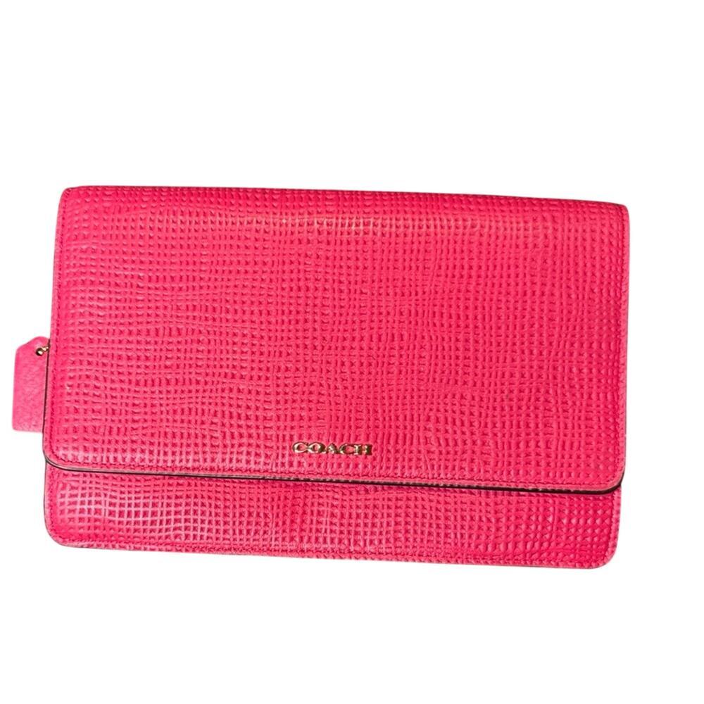 Coach F51556 Madison Embossed Leather Crosstown Bag NO Shoulder Strap, clutch